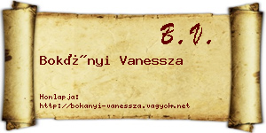 Bokányi Vanessza névjegykártya